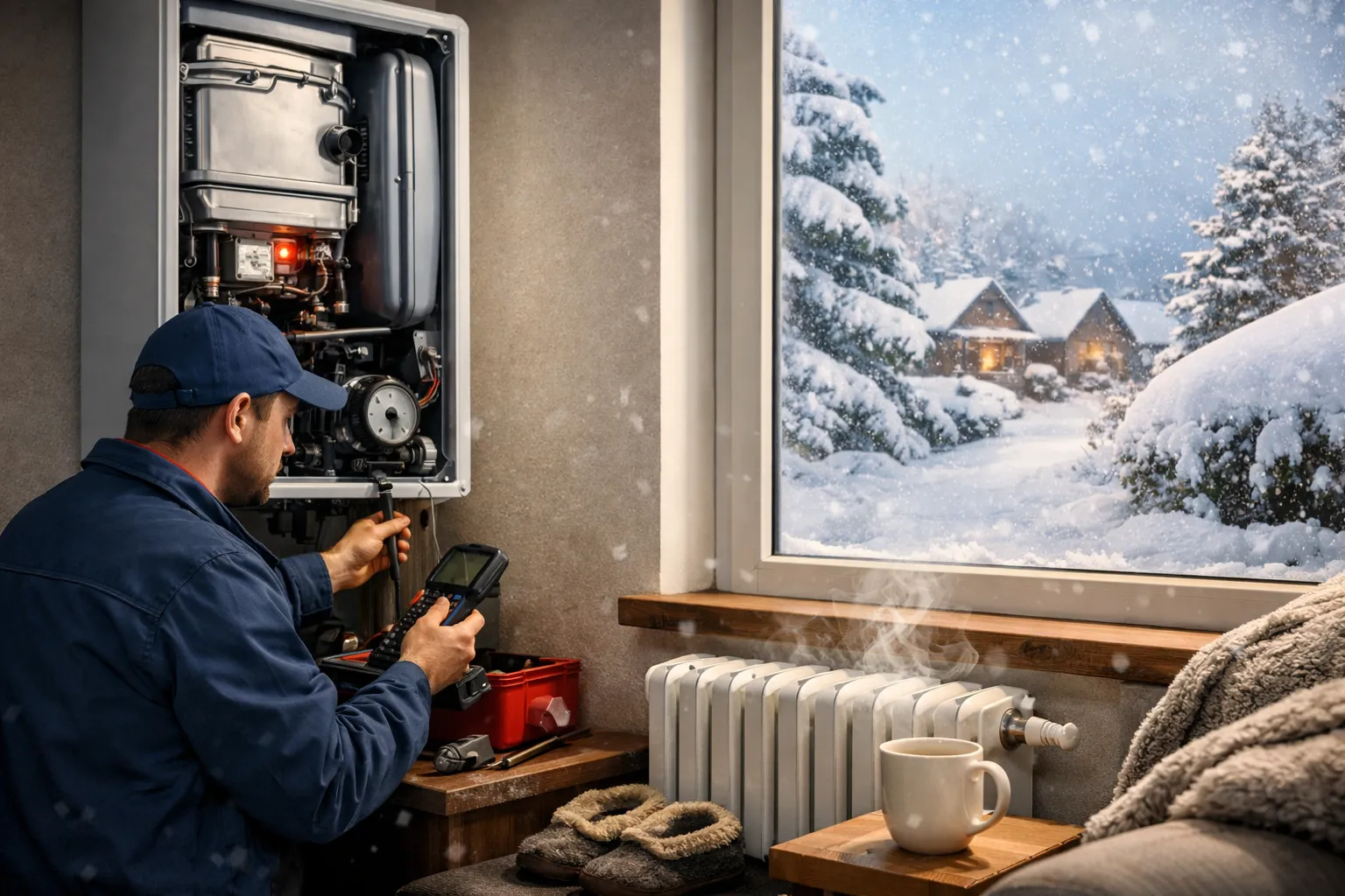 بهترین زمان برای سرویس و تعمیر پکیج گرمایشی